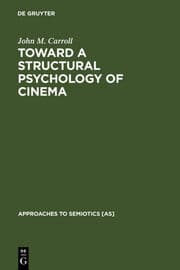 Cover von Toward a Structural Psychology of Cinema