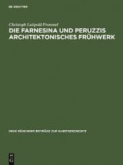 Cover von Die Farnesina und Peruzzis architektonisches Frühwerk