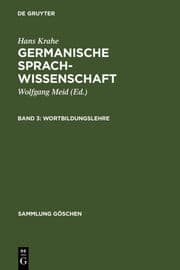Cover von Wortbildungslehre