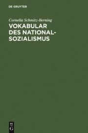 Cover von Vokabular des Nationalsozialismus