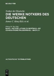 Cover von Boethius,»De consolatione Philosophiae« - Buch I/II
