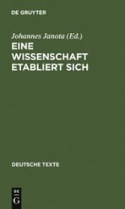 Cover von Eine Wissenschaft etabliert sich