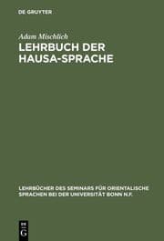 Cover von Lehrbuch der Hausa-Sprache