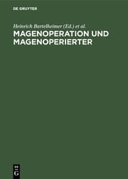 Cover von Magenoperation und Magenoperierter