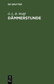 Cover von Dämmerstunde