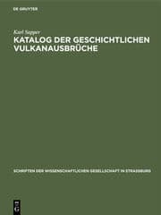 Cover von Katalog der geschichtlichen Vulkanausbrüche