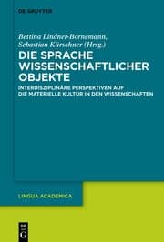 Cover von Die Sprache wissenschaftlicher Objekte