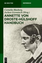 Cover von Annette von Droste-Hülshoff Handbuch