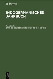 Cover von Bibliographie der Jahre 1944 bis 1946