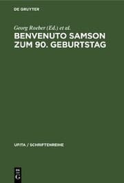 Cover von Benvenuto Samson zum 90. Geburtstag