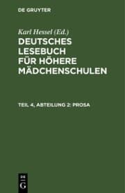 Cover von Prosa