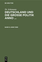 Cover von Anno 1908