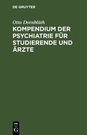 Cover von Kompendium der Psychiatrie für Studierende und Ärzte