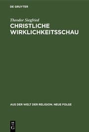 Cover von Christliche Wirklichkeitsschau