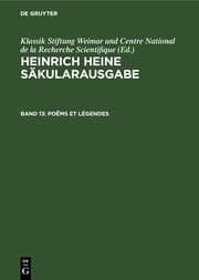 Cover von Poëms et Légendes