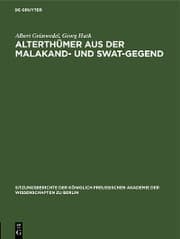 Cover von Alterthümer aus der Malakand- und Swat-Gegend