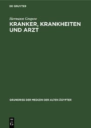 Cover von Kranker, Krankheiten und Arzt
