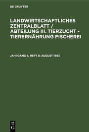 Cover von August 1963