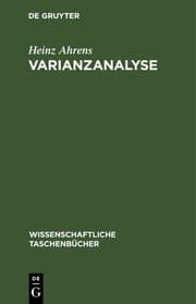 Cover von Varianzanalyse