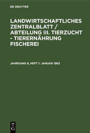 Cover von Januar 1963