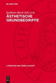 Cover von Ästhetische Grundbegriffe