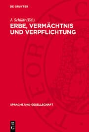 Cover von Erbe, Vermächtnis und Verpflichtung