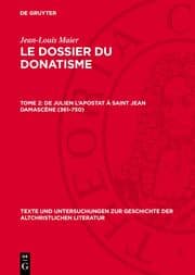 Cover von De Julien l'Apostat á Saint Jean Damascène (361-750)
