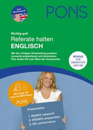 Cover von Referate halten Englisch