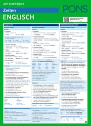 Cover von PONS Zeiten auf einen Blick Englisch