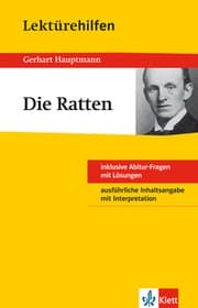 Cover von Klett Lektürehilfen Gerhart Hauptmann, Die Ratten
