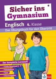Cover von Klett Sicher ins Gymnasium Englisch 4. Klasse