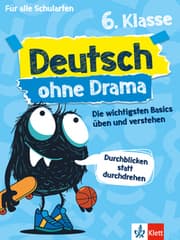 Cover von Klett Deutsch ohne Drama 6. Klasse
