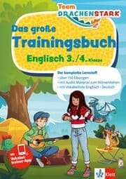 Cover von Klett Team Drachenstark: Das große Trainingsbuch Englisch 3./4. Klasse