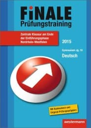 Cover von Finale, Prüfungstraining, NRW, Gy, Ausgabe 2015, Deutsch