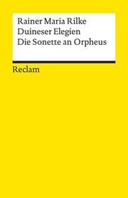 Cover von Duineser Elegien/Die Sonette an Orpheus