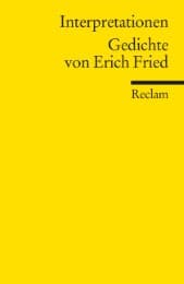 Cover von Gedichte von Erich Fried