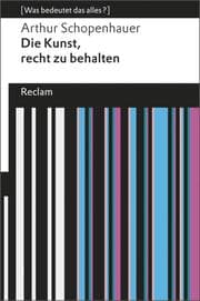 Cover von Die Kunst, recht zu behalten