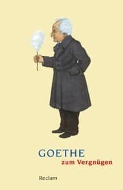 Cover von Goethe zum Vergnügen