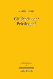Cover von Gleichheit oder Privilegien?