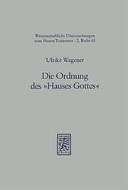 Cover von Die Ordnung des Hauses Gottes