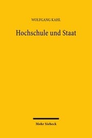 Cover von Hochschule und Staat