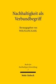 Cover von Nachhaltigkeit als Verbundbegriff