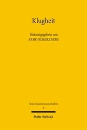 Cover von Klugheit