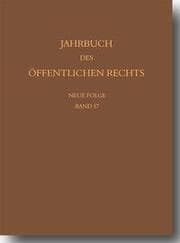 Cover von Jahrbuch des öffentlichen Rechts der Gegenwart. Neue Folge
