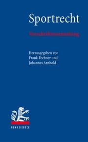 Cover von Sportrecht