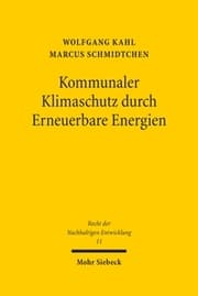 Cover von Kommunaler Klimaschutz durch Erneuerbare Energien