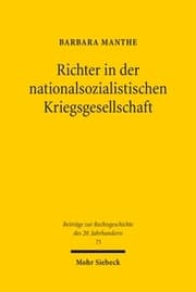 Cover von Richter in der nationalsozialistischen Kriegsgesellschaft