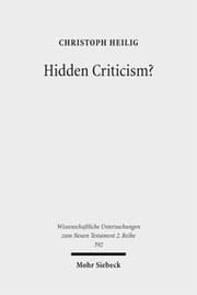 Cover von Hidden Criticism?