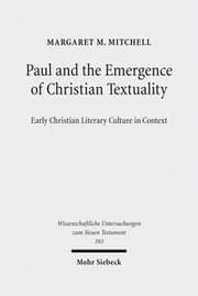 Cover von Paul and the Emergence of Christian Textuality
