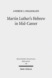 Cover von Martin Luther's Hebrew in Mid-Career